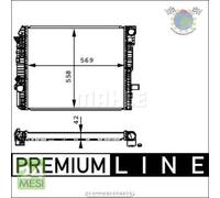 Radiatore acqua Mahle per MERCEDES LK/LN2 1517 1317 917 817 ATEGO 1629 1624 162
