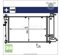 Radiatore acqua Mahle per PEUGEOT 306