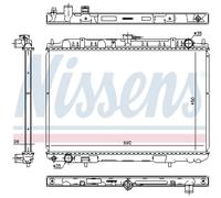 Radiatore acqua motore adatto a per Nissan X-Trail T30 2.2 dCi 4x4