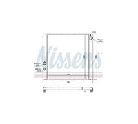 Radiatore Acqua Motore NISSENS Per Land Rover Range Rover III