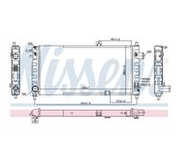 Radiatore Acqua Motore per Opel Corsa A di Gas Cc 93 94 98 99 S83 91 92