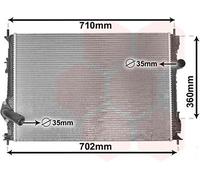 Radiatore Acqua Nissan Qashqai / Qashqai +2 1.6 Dci 2011-2013 ORIGINALE