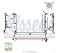 Radiatore acqua Nissens per FIAT TIPO #p2