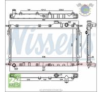 Radiatore acqua Nissens per MAZDA MX-5 bn2