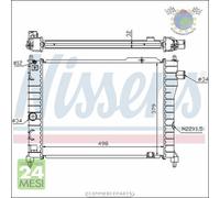 Radiatore acqua Nissens per OPEL ASCONA C