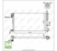 Radiatore acqua NRF per CITROEN BERLINGO XSARA PEUGEOT PARTNER RANCH 306 #7u