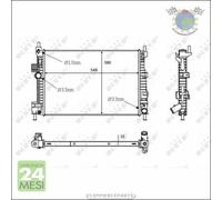 Radiatore acqua NRF per FORD GRAND C-MAX