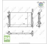 Radiatore acqua NRF per FORD GRAND C-MAX TRANSIT TOURNEO FOCUS KUGA #9z