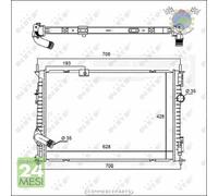 Radiatore acqua NRF per NISSAN QASHQAI bc6