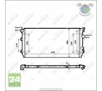 Radiatore acqua NRF per SEAT ALHAMBRA VW TIGUAN SHARAN