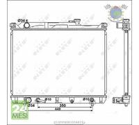 Radiatore acqua NRF per SUZUKI GRAND