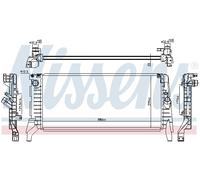 NISSENS 606391 Radiatore motore