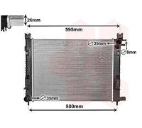 VAN WEZEL 15002008 Radiatore motore per RENAULT Clio IV Schrägheck (BH)