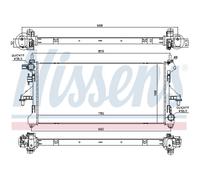 Raffreddatore motore NISSENS 63567