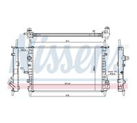 Radiatore Acqua Per Ford Mondeo III Turnier BWY 2.0 TDCI 2.5 V6 24V ST220