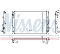 NISSENS 606297 Radiatore motore
