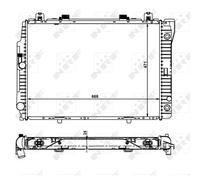 Radiatore Acqua per MERCEDES CLASSE S Saloon W140 300 Se Sel / S320 W124 280