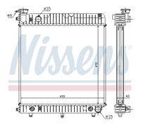 Radiatore Acqua Per Mercedes T1/TN Furgone/Kombi 601 207 D 2.4 209 602 309