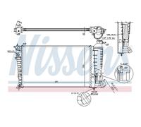 Radiatore Acqua Per Peugeot 306 Berlina Citroën ZX Break 7A 7C N3 N5
