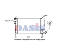 Radiatore Acqua per Peugeot 306 Cabriolet Citroën Xsara 7D N3 N5