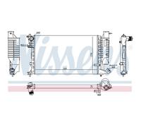 Radiatore Acqua per Peugeot 306 Hatchback Citroën Xsara Coupé 7A 7C N3