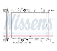 Radiatore Acqua per Peugeot 307 Cc Citroën Xsara Picasso 3B 3H 3E 3A/C