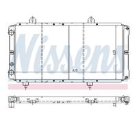 Radiatore Acqua per Peugeot J5 Pritsche/Telaio Citroën C25 Bus 290L