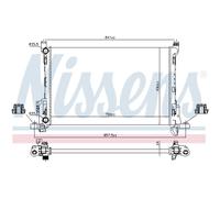Radiatore Acqua per Renault Trafic III Scatola Opel Vivaro Fg Jg. Jg.