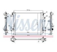 Radiatore Acqua per Smart Fortwo Coupe Forfour Hatchback Renault Yamuna