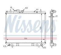 Radiatore Acqua Radiatore Motore Adatto A per Daihatsu Terios J1