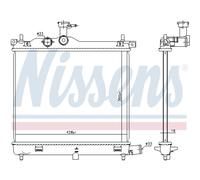 Radiatore Acqua Radiatore Motore Adatto A per Hyundai i10 Ia 1.2 Pa