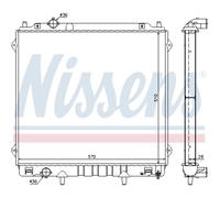 Radiatore, raffreddamento motore NISSENS 67483