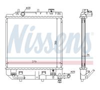 Radiatore Acqua Radiatore Motore Adatto A per Mazda Dahwa Dw 1.3 16V 1.5