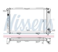 Radiatore Acqua Radiatore Motore Adatto A per Mercedes 190 W201 E 2.0 D.