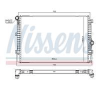 Radiatore Acqua Radiatore Motore Adatto A per VW Tiguan 5N 2.0 Tdi 1.4 TSI