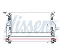 NISSENS 606169 Radiatore motore