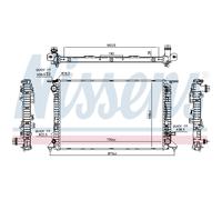 Radiatore Acqua Radiatore Motore Adatto Per Porsche Macan 95B 3.6 TURBO 2.9