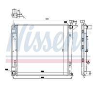 Radiatore Acqua Radiatore Motore Compatibile Per KIA Carens IV A4 CRDi