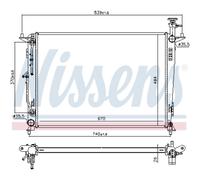 Radiatore Acqua Radiatore Motore Compatibile Per KIA Sorento III UM 2.4 GDi
