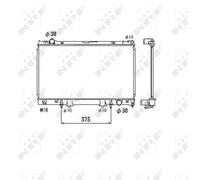 Radiatore Acqua Radiatore Motore Compatibile Per Lexus LS UCF20 400