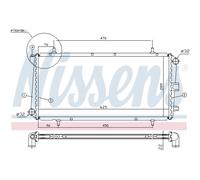 Radiatore Acqua Radiatore Motore Compatibile Per MG MGF RD 1.8i 16V 18i VVC 1.6