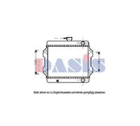 Radiatore Acqua Radiatore Motore Compatibile Per Suzuki SJ 410 Cabrio OS 1.0 1.3