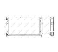 Radiatore Acqua Radiatore Motore Compatibile Per VW Golf III 1H1 1.4