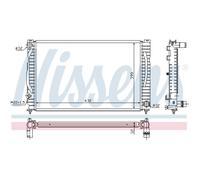 Radiatore, raffreddamento motore NISSENS 60496