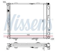 Radiatore Acqua Radiatore Motore per Mercedes Saloon Classe E W124 200 D 300