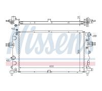 Radiatore Acqua Radiatore Motore per Opel Zafira B Astra H Cc A05 L08 L48 L35