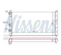 Radiatore Acqua Radiatore Motore per Skoda Felicia I VW Caddy II Pick-Up 6U1 6U5
