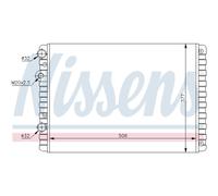 Radiatore Acqua Radiatore Motore per VW Lupo Polo Seat Arosa 6X1 6E1 6N2 6N1 6H