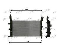 RADIATORE ACQUA RAFFREDDAMENTO MOTORE PER OPEL MERIVA 03> 1.4-1.6-1.8