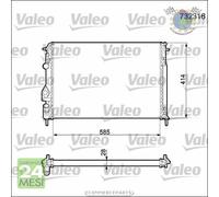 Radiatore acqua Valeo per RENAULT SCENIC MEGANE #i9